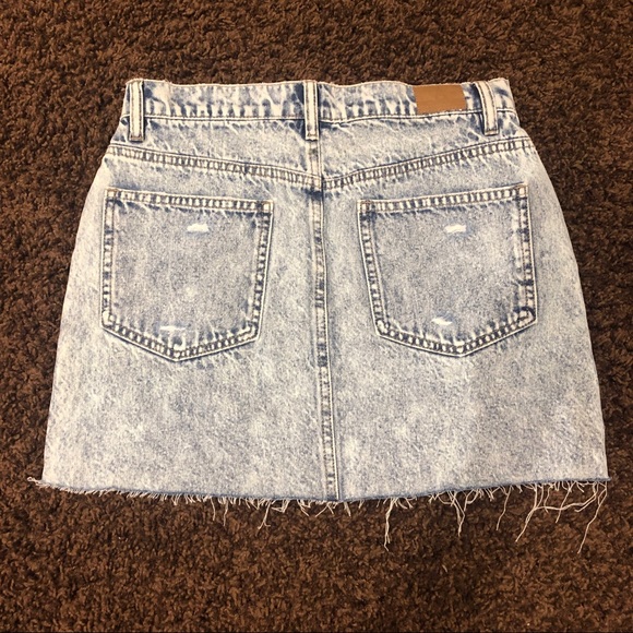 Destroy Denim Skirt - Picture 2 of 3
